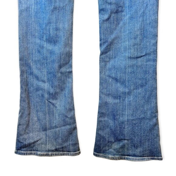 MOTHER The Runaway Skinny Flare Jeans in Light Kitty 28 - Picture 10 of 12